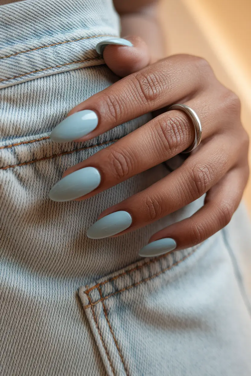 july color nails 2025 cloud-toned minimalism with major chill
