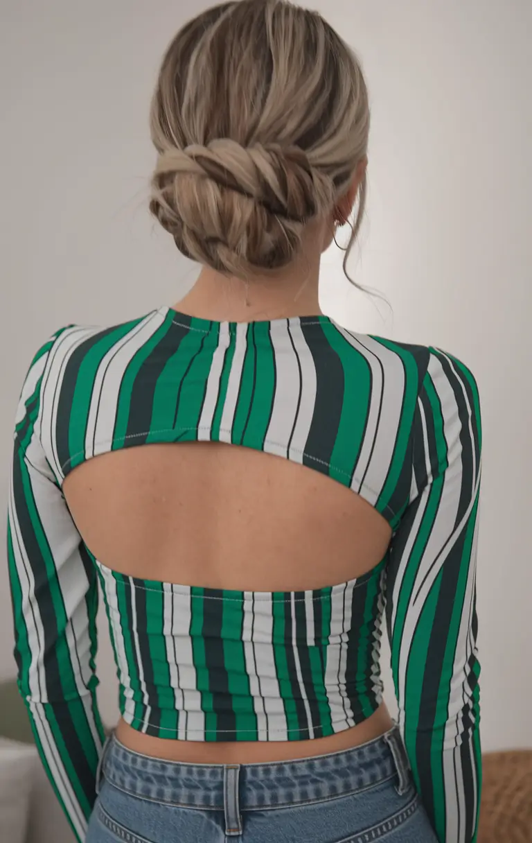 labor day hairstyles Textured Braided Low Bun