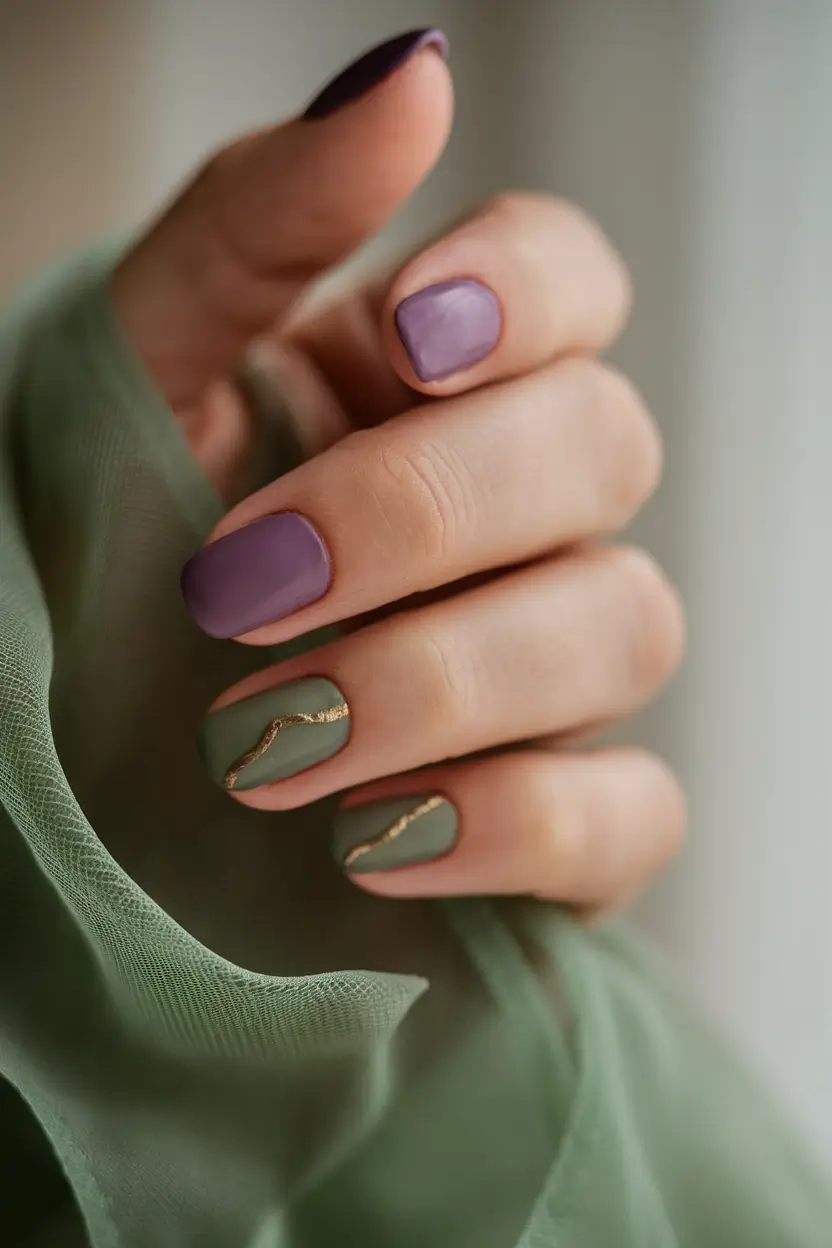 labor day nails 2025 Muted Minimalism with a Hint of Edge