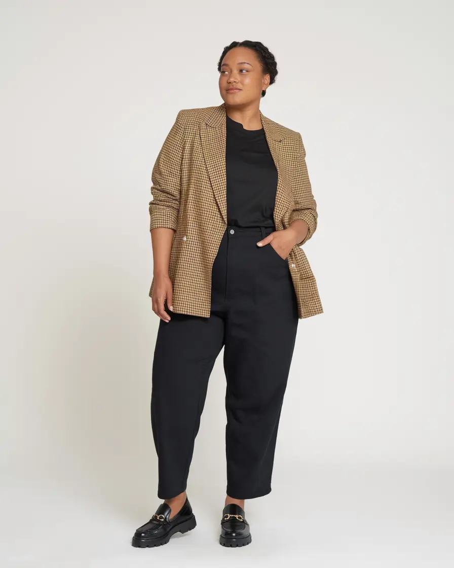 plus size fall fashion capsule wardrobe Smart-Casual With a Vintage Twist