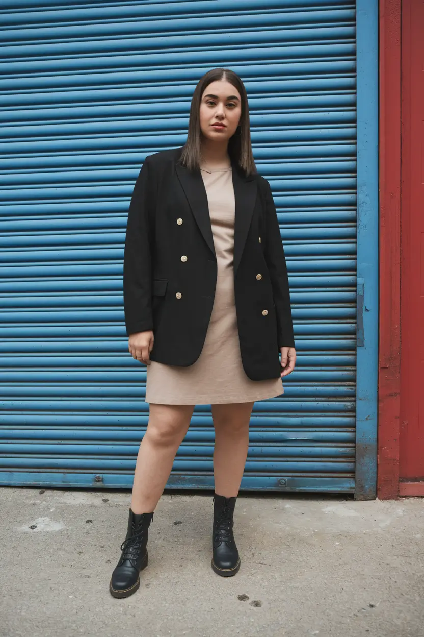 fall plus size capsule wardrobe 2025 Smart Layers with Combat Energy