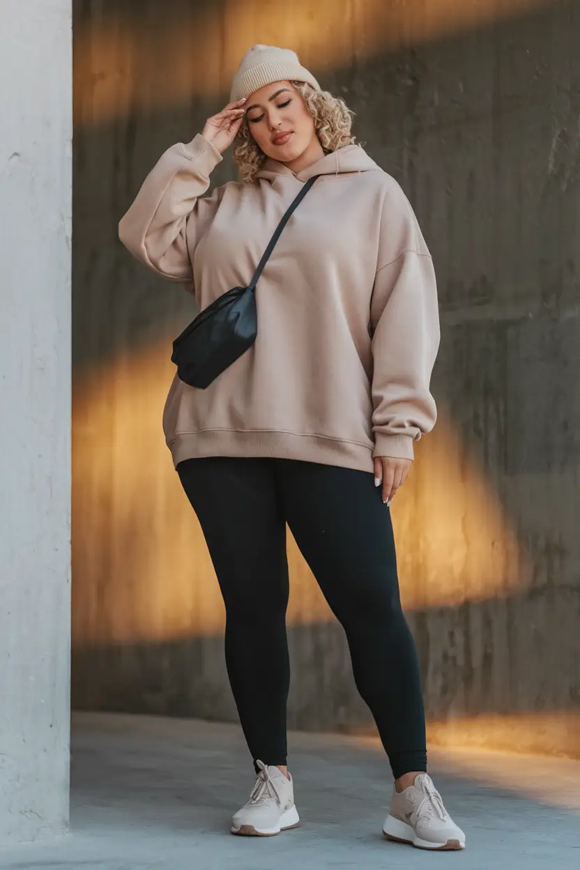 plus size travel capsule wardrobe fall Chic Athleisure That Means Business