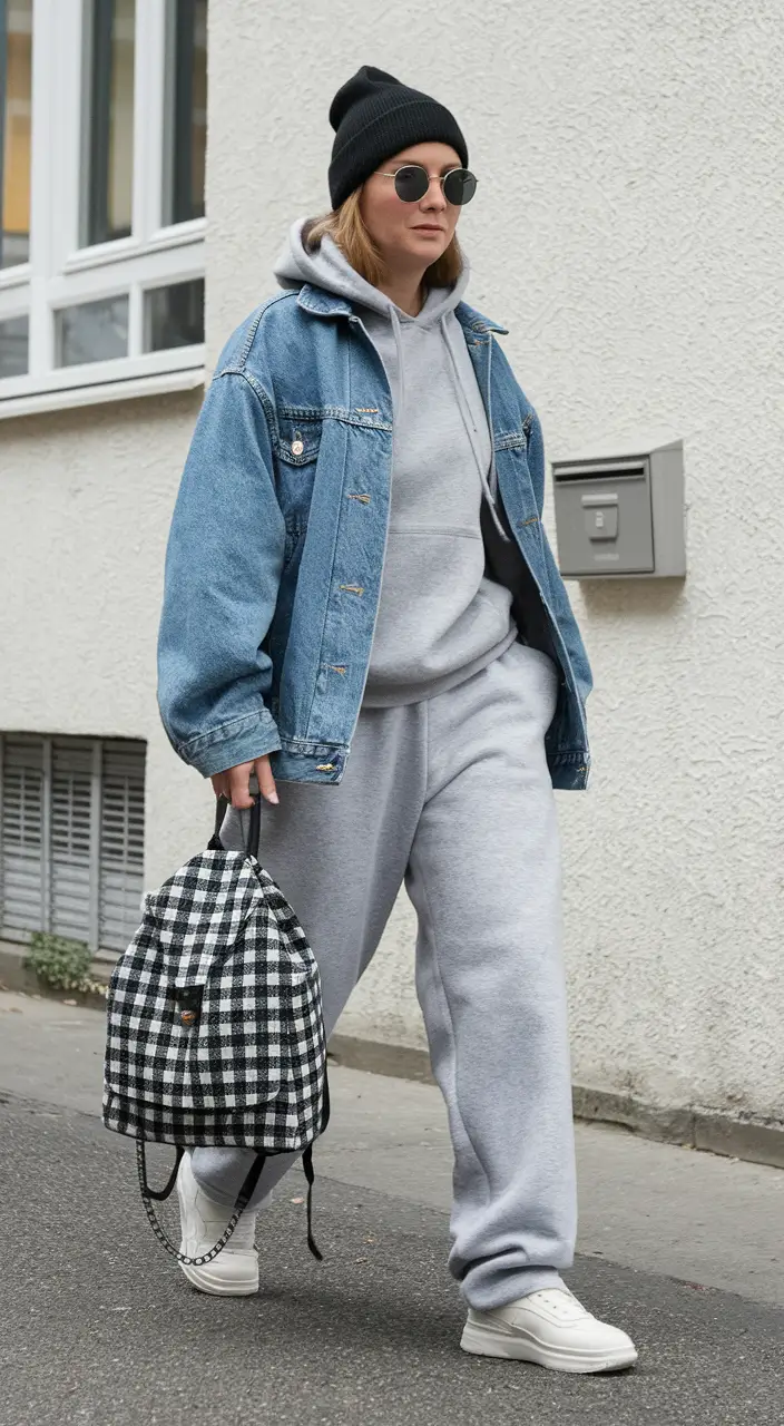simple casual fall outfits 2025+The Hoodie Uniform