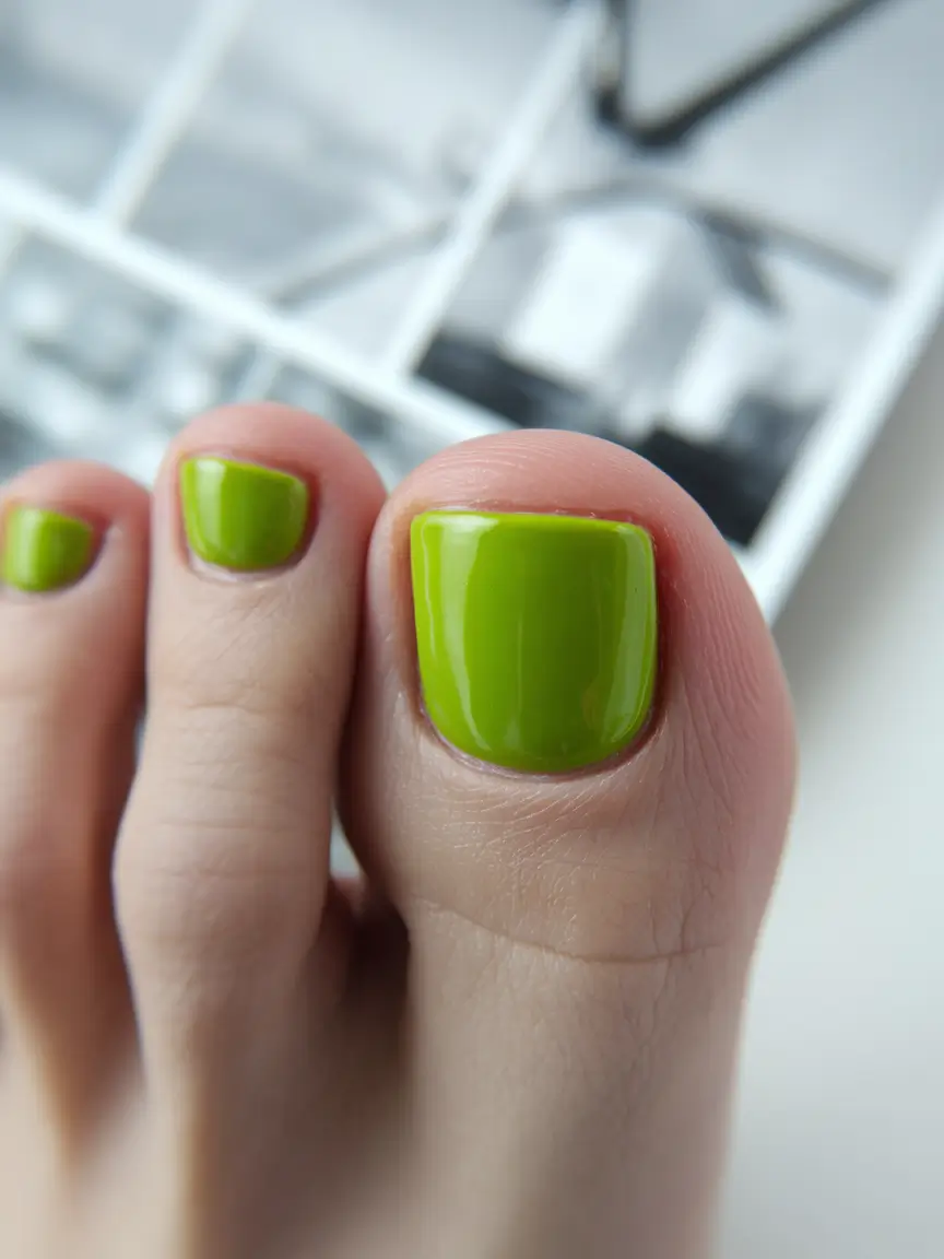 toe nail designs for summer 2025 green