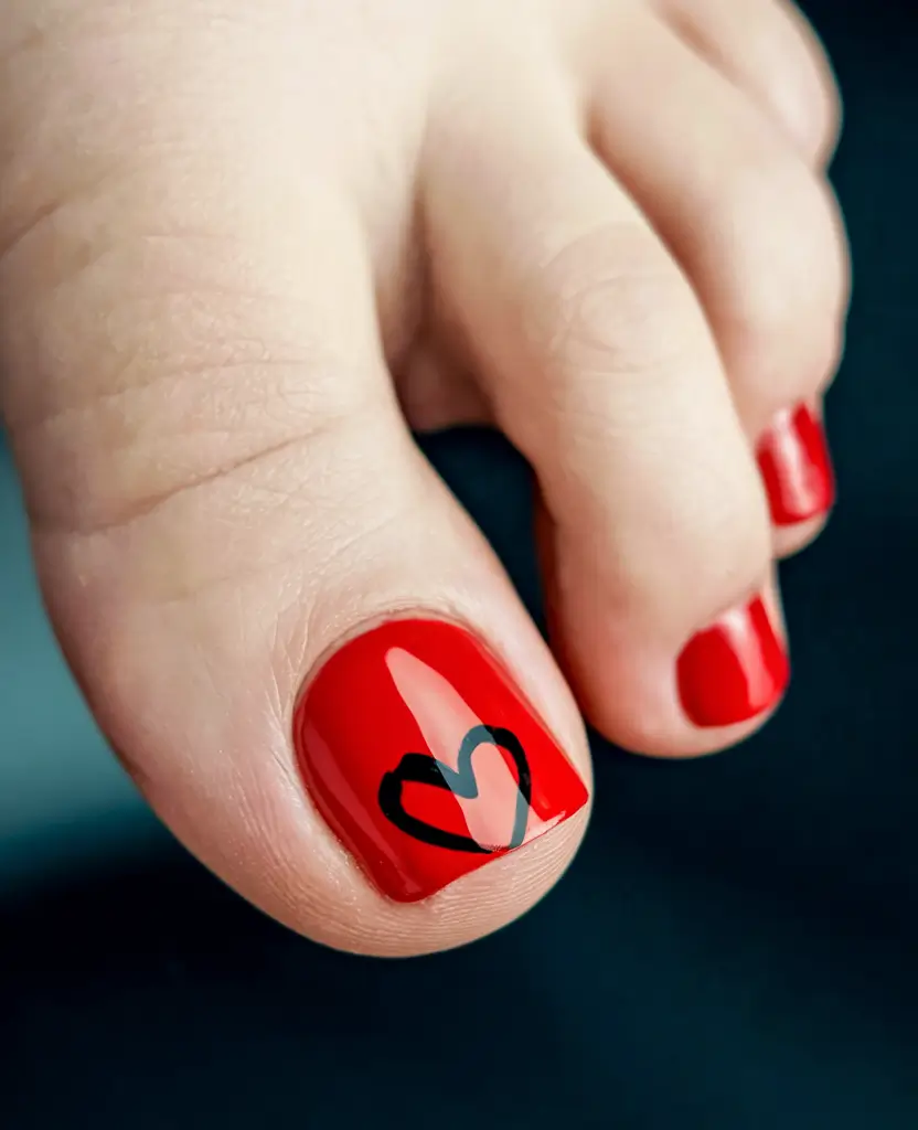 toe nail designs for summer 2025 red