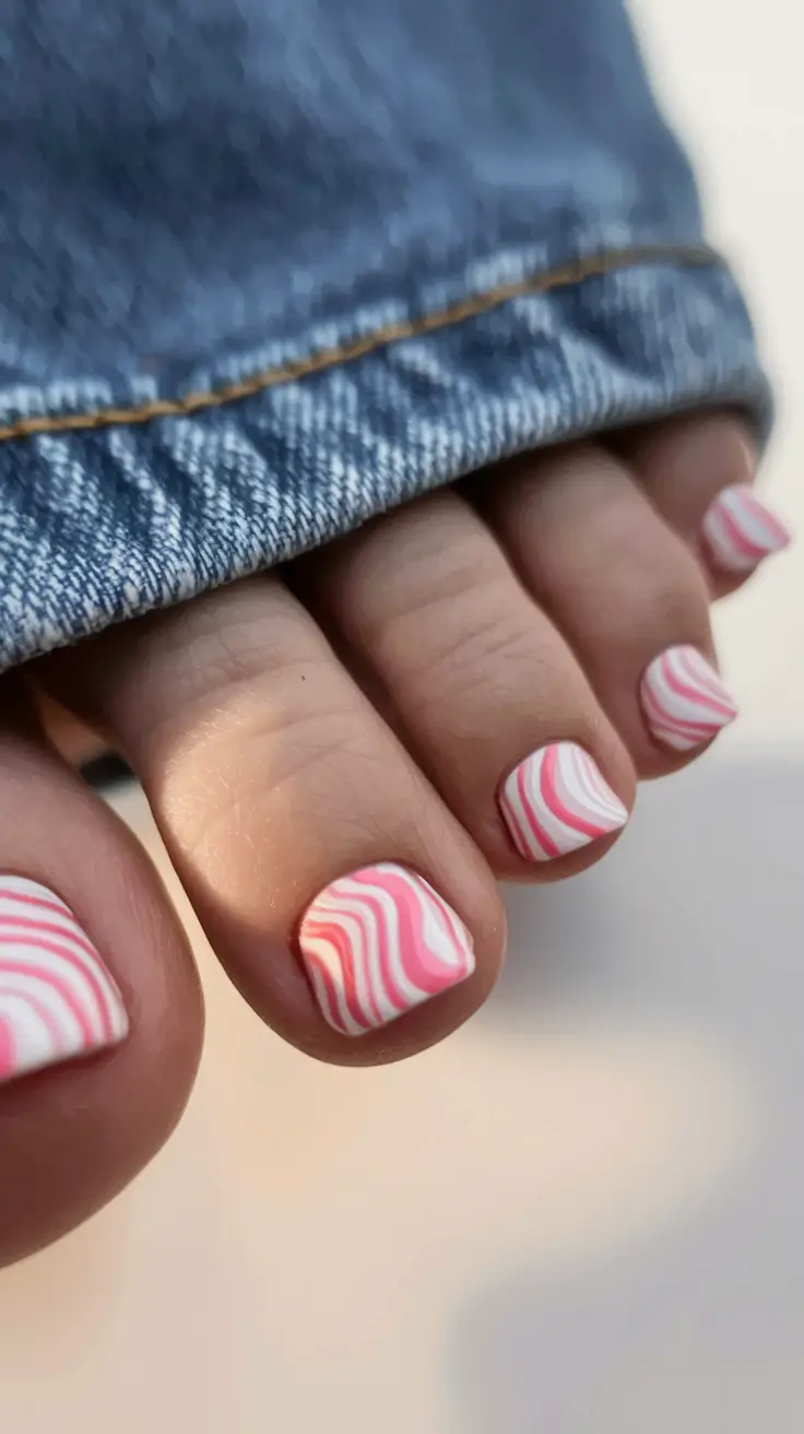 toe nail designs for summer 2025 pink
