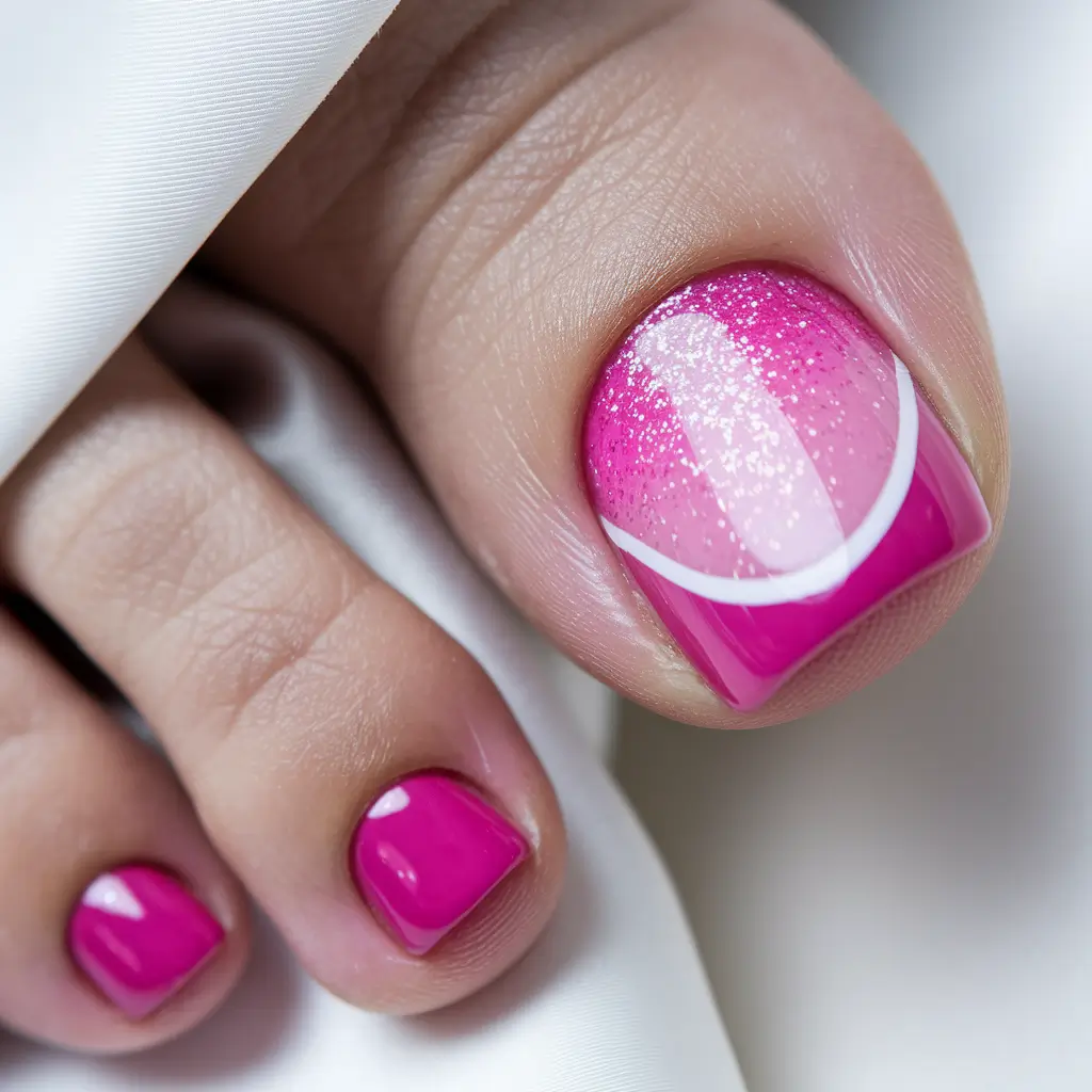 toe nail designs for summer 2025 pink
