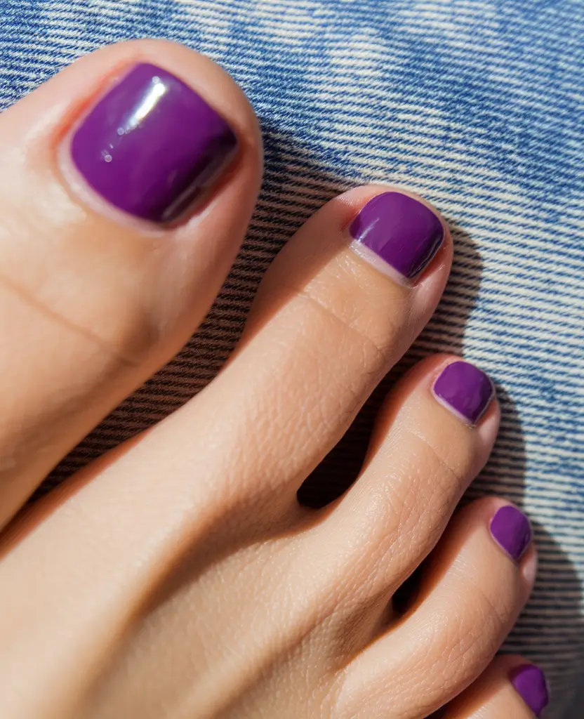 toe nail designs for summer 2025 purple