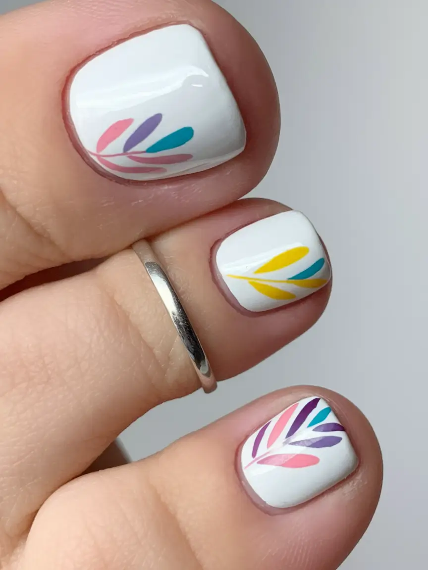 toe nail designs for summer 2025 white