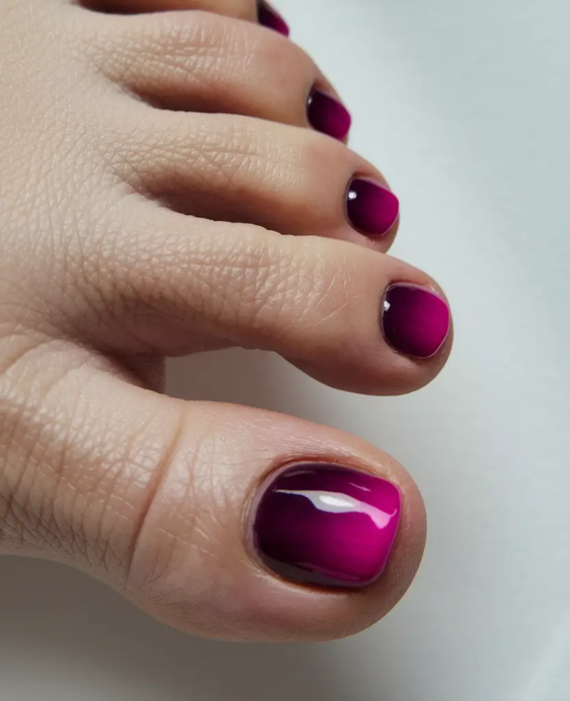 gel toe nails august Berry Gradient Mood