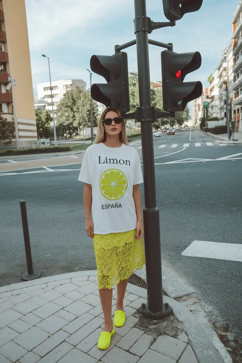 august outfits Sunny Street Style in Citrus Layers