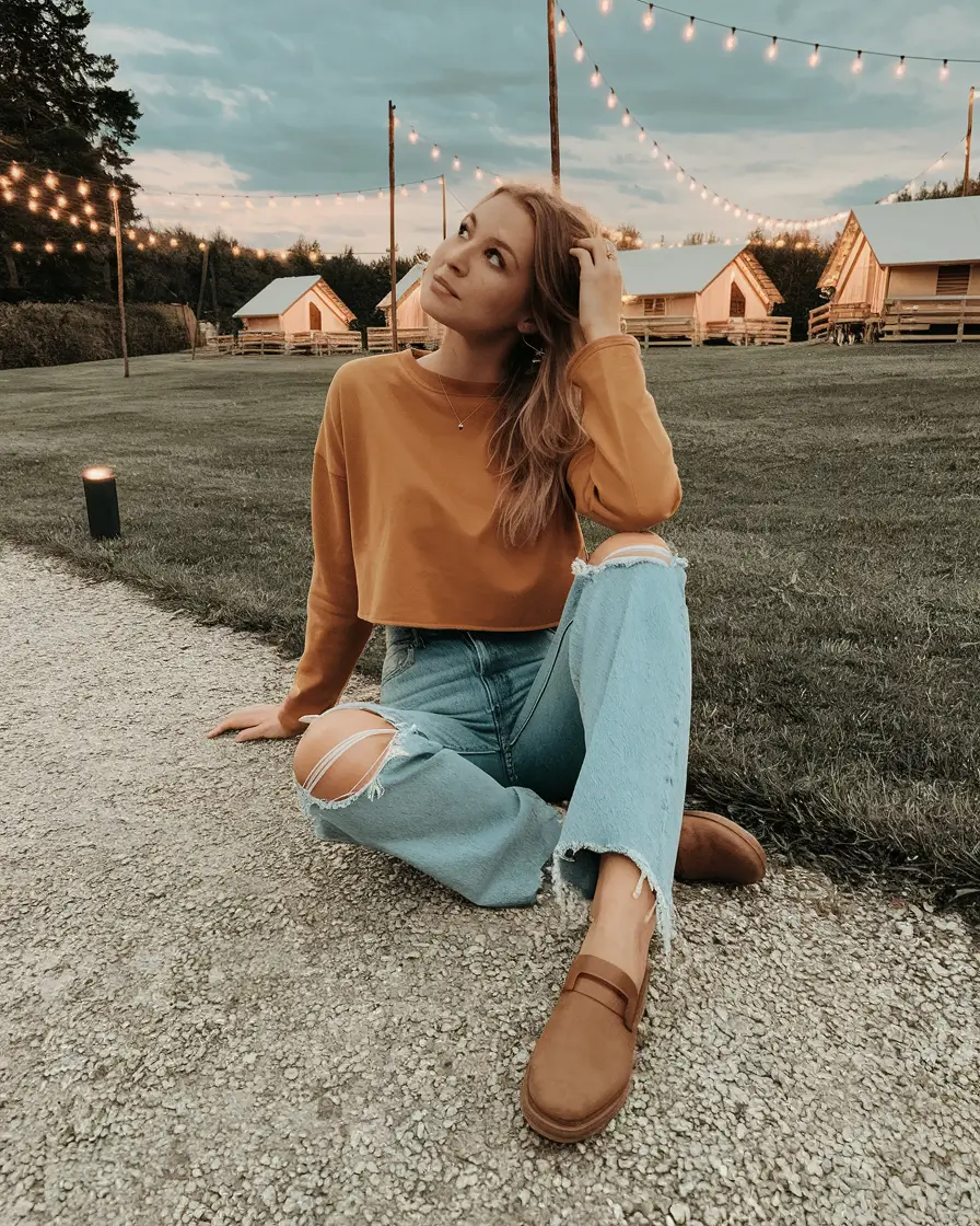 august outfits Campfire Nights in Earthy Tones