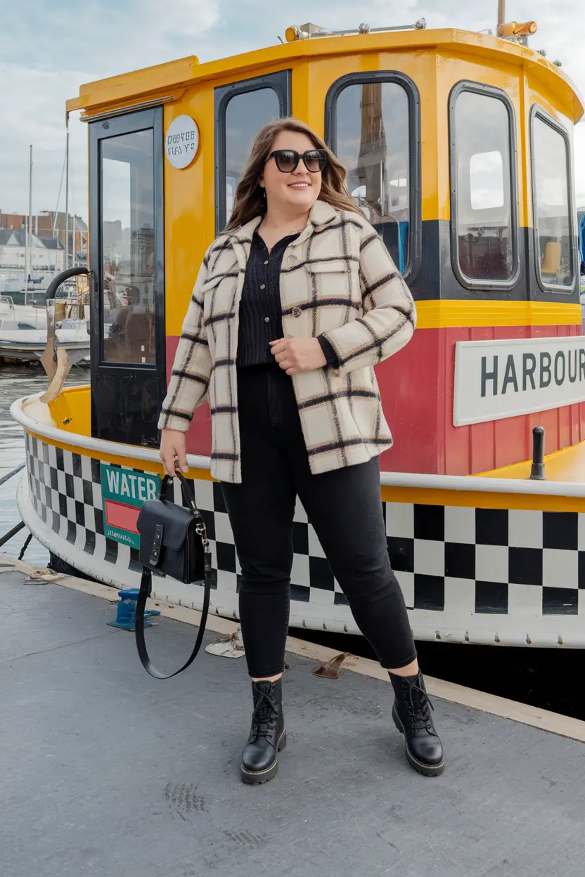 fall-plus-size-outfits-casual-Harbor-Ready-in-Monochrome-Checks