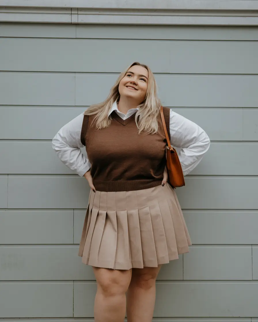 fall-plus-size-outfits-aesthetic-Academic-Chic-in-Earth-Tones