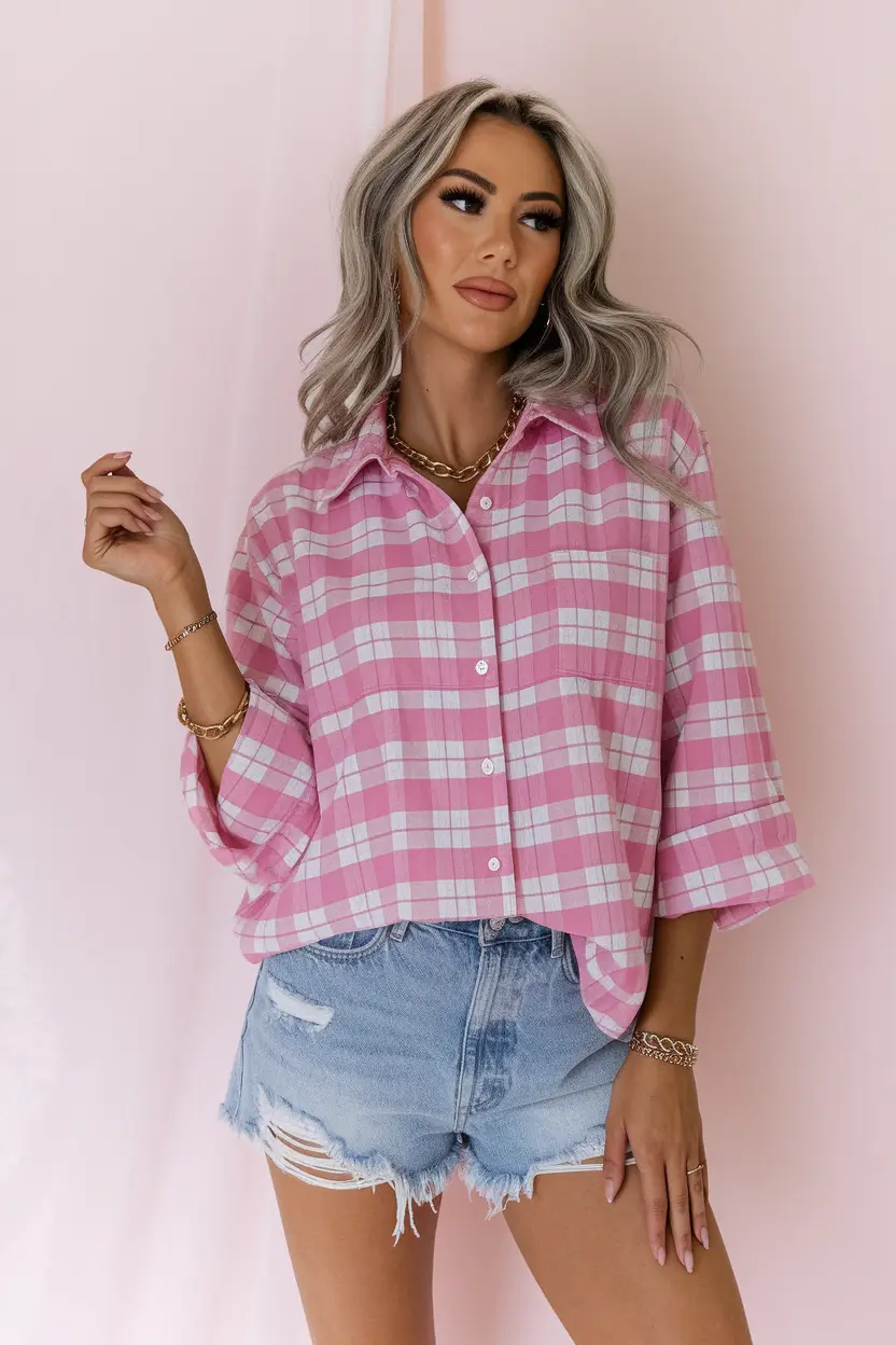 end of summer outfits cute Gingham & Gold with an Edge