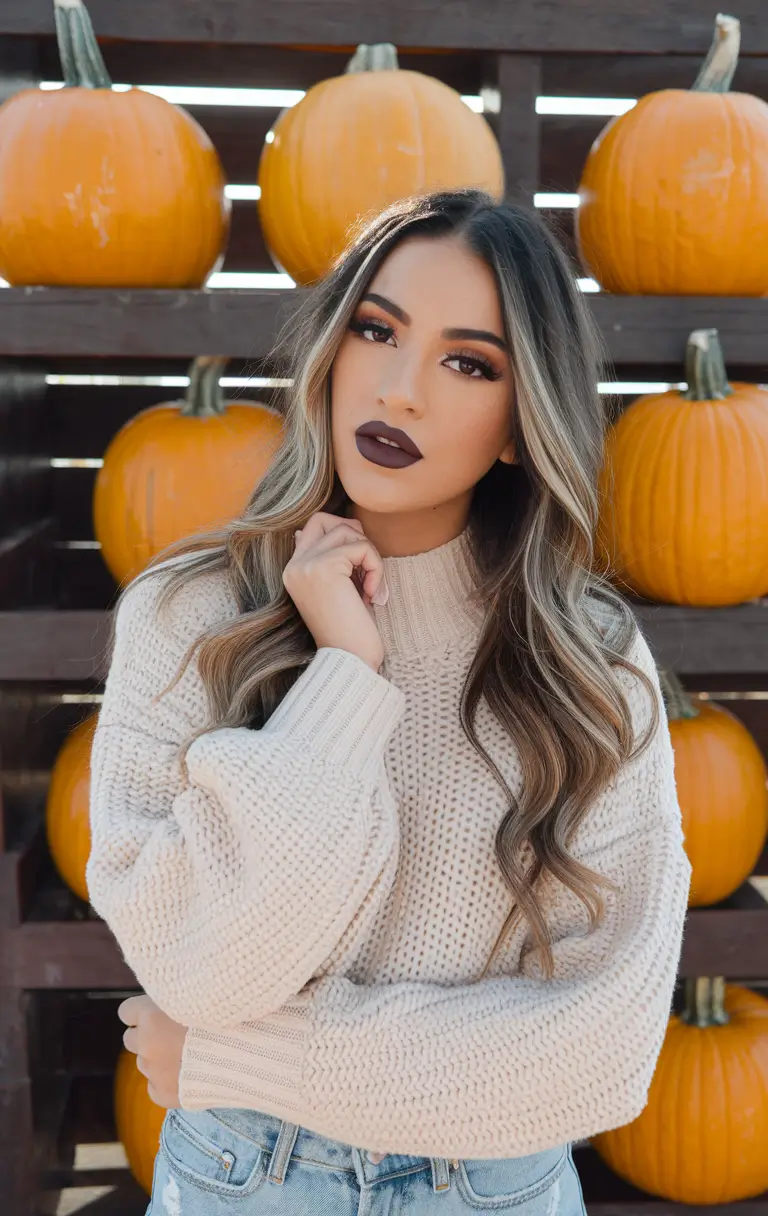 fall family pictures outfits neutral Soft Knit Glam with a Bold Twist