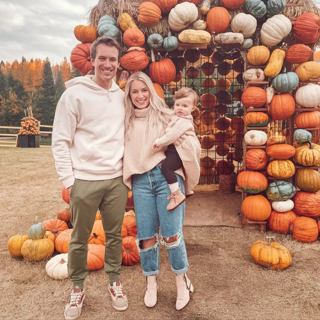 fall family pictures outfits dusty blue Matching Comfort for the Whole Crew