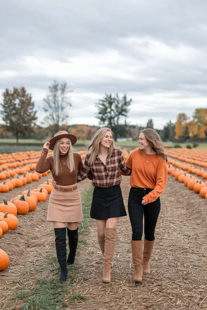 fall family pictures outfits black Pumpkin Patch Squad Goals
