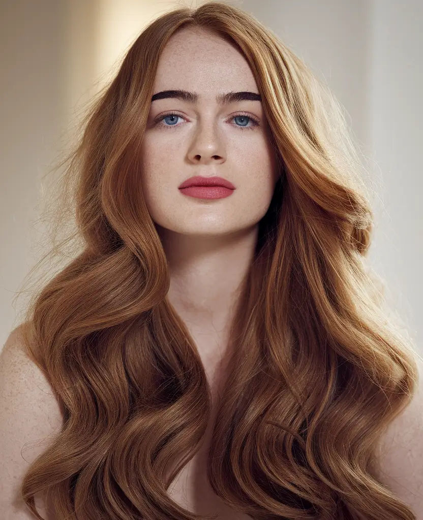 hair color warm skin Soft Cinnamon Sway for Refined Fall Vibes