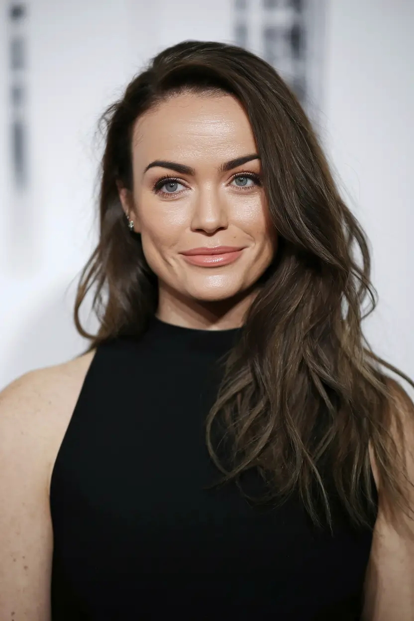 Fall haircuts women over 40 Effortless Long Hair with Natural Wave
