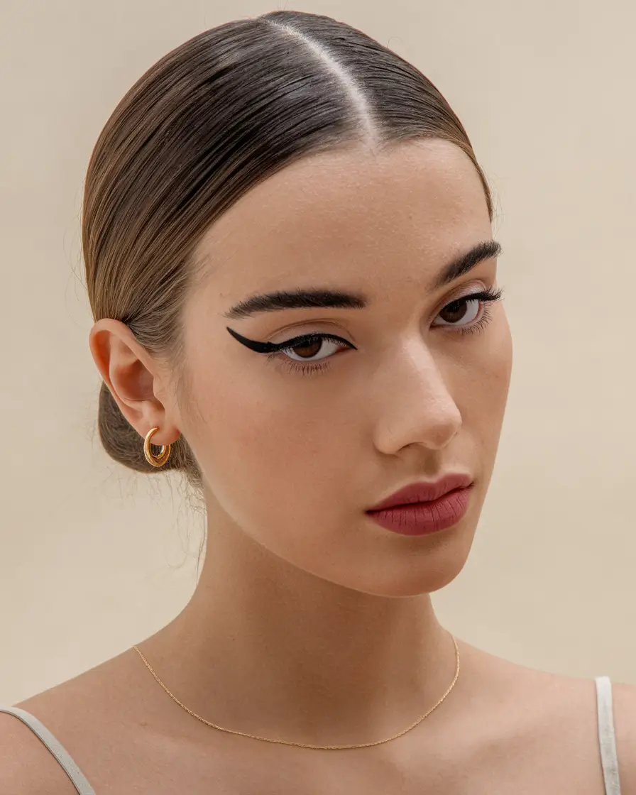 fall short haircuts Ultra-Sleek Bun-Length Cut