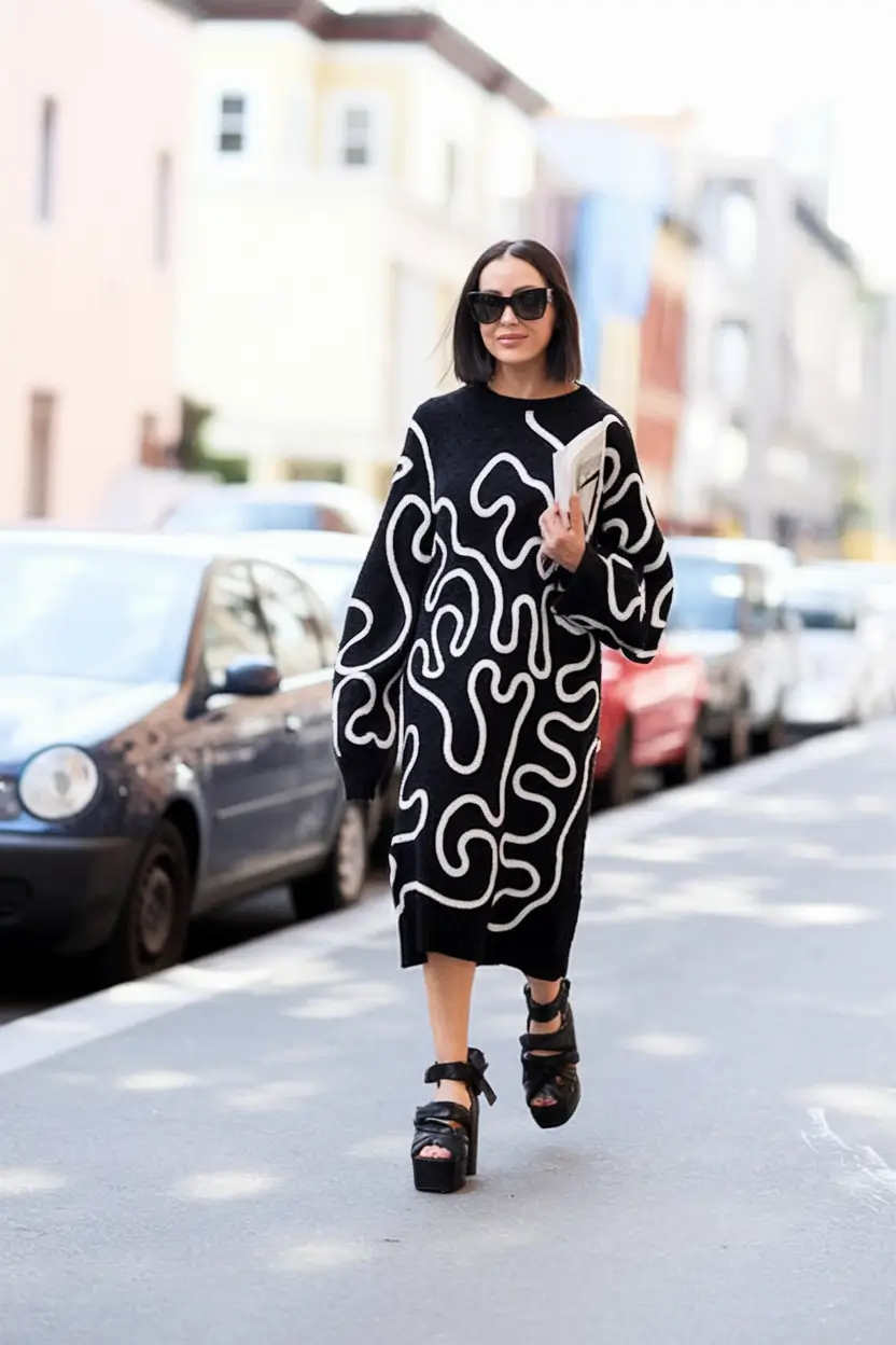 cozy fall outfits Sweater Dresses & Street Confidence