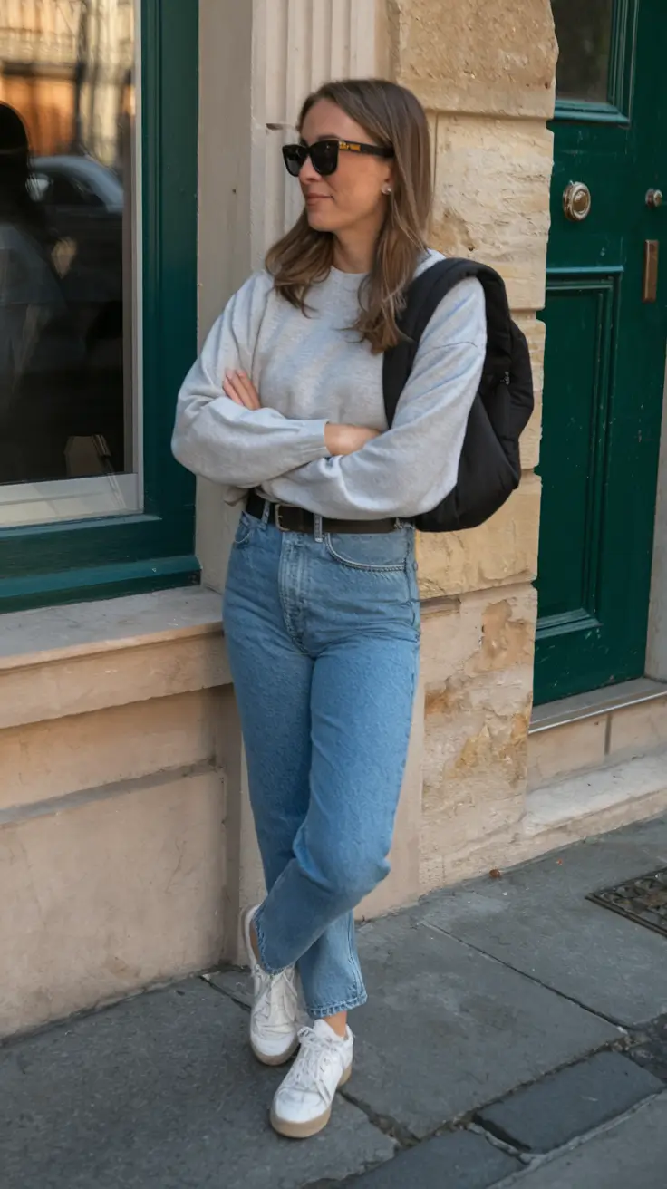 fall outfits for school Classic Girl-On-Campus Energy