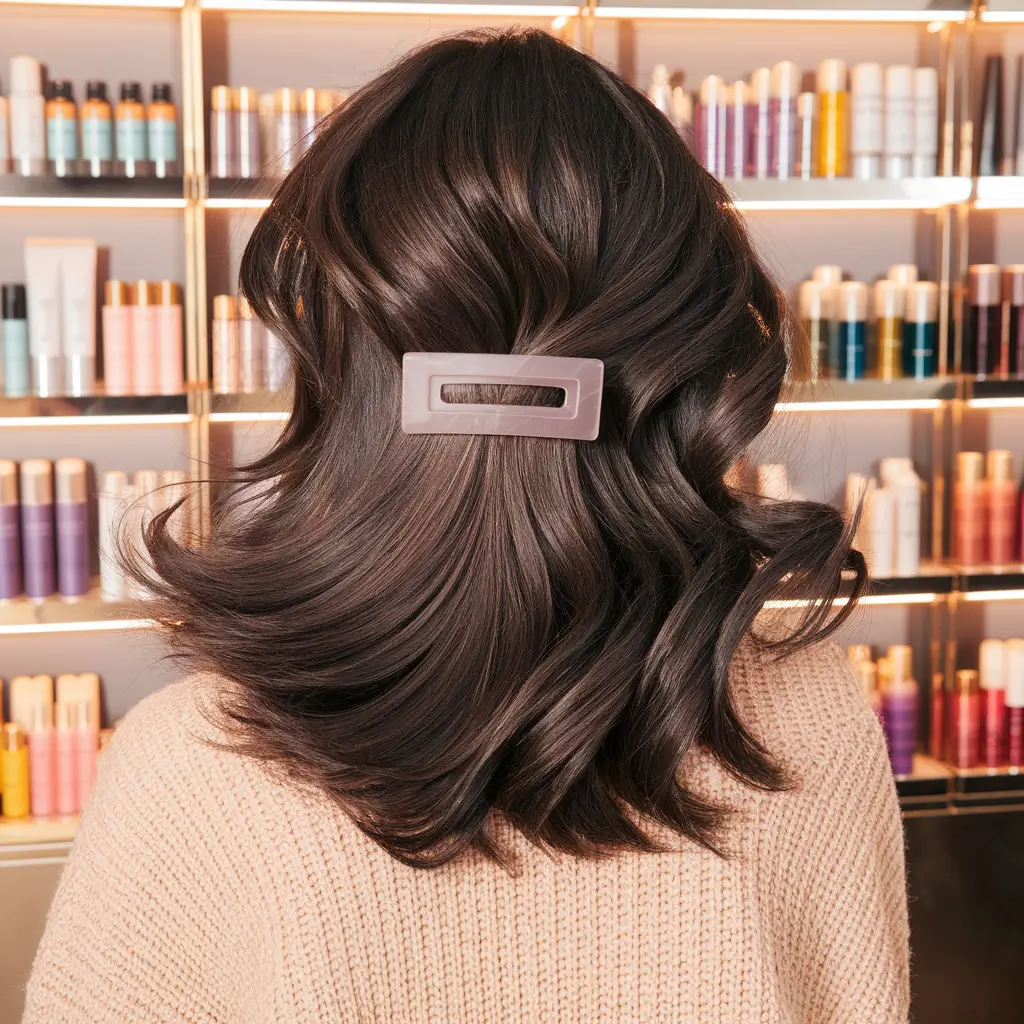 dark brown fall hair colors Clipped Volume with Chocolate Layers