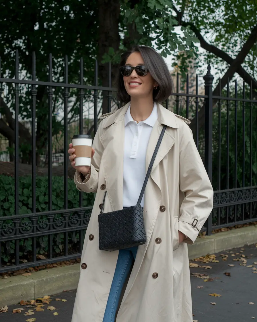 Early Fall outfits inspo for September 2025+Classic Trench Energy for Transitional Days
