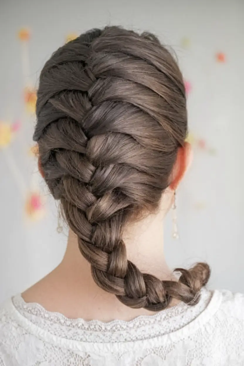 fall braided hairstyles black women braids Soft Diagonal French Braid with a Twist