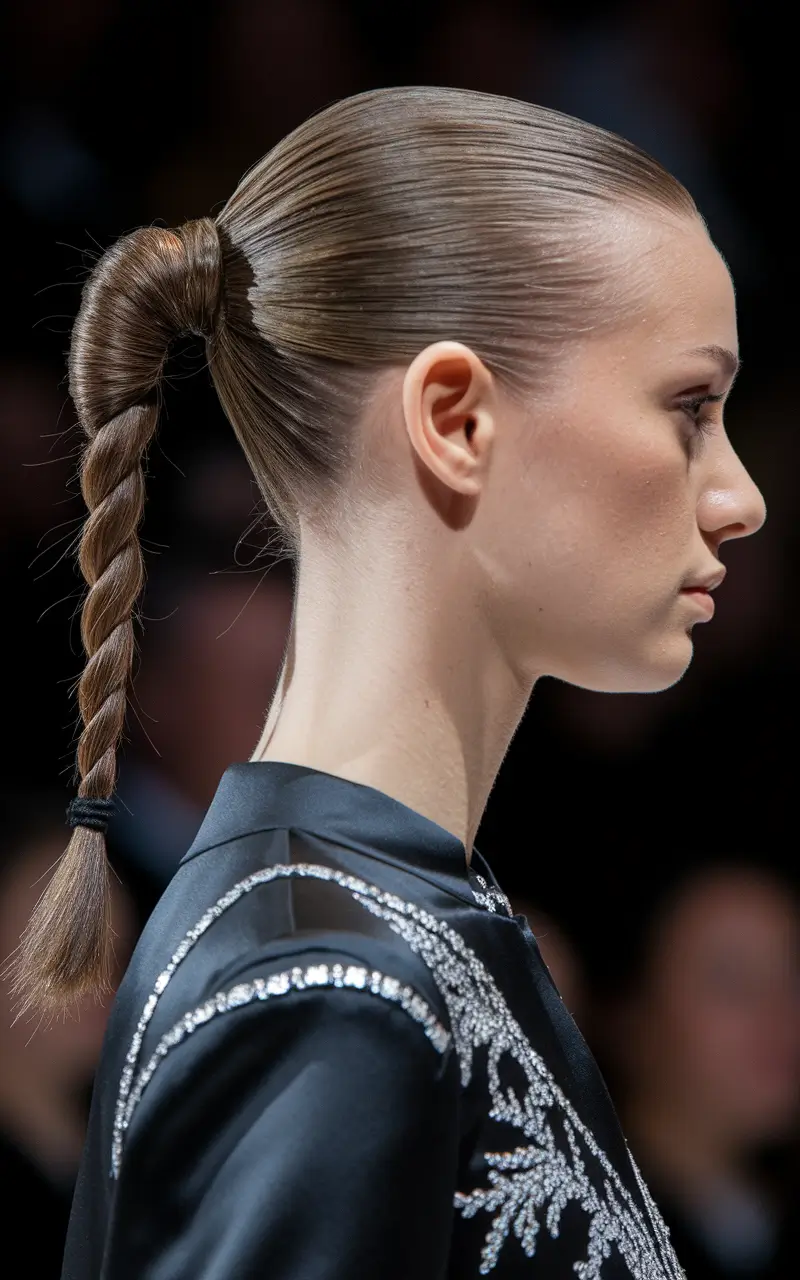 fall braids hairstyles The Polished Power Braid