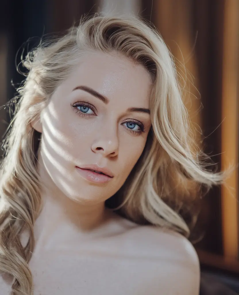 fall hair color for blondes straight romantic blonde with windswept texture