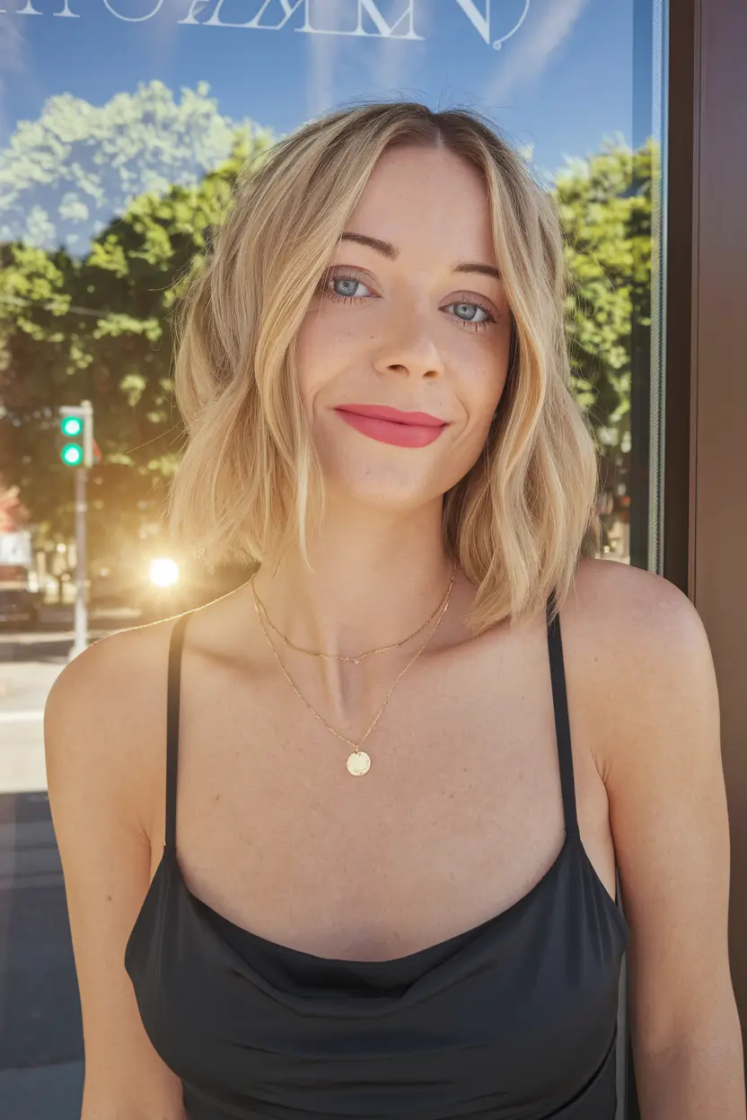 fall hair color for blondes caramel warm rooted blonde with beachy ends
