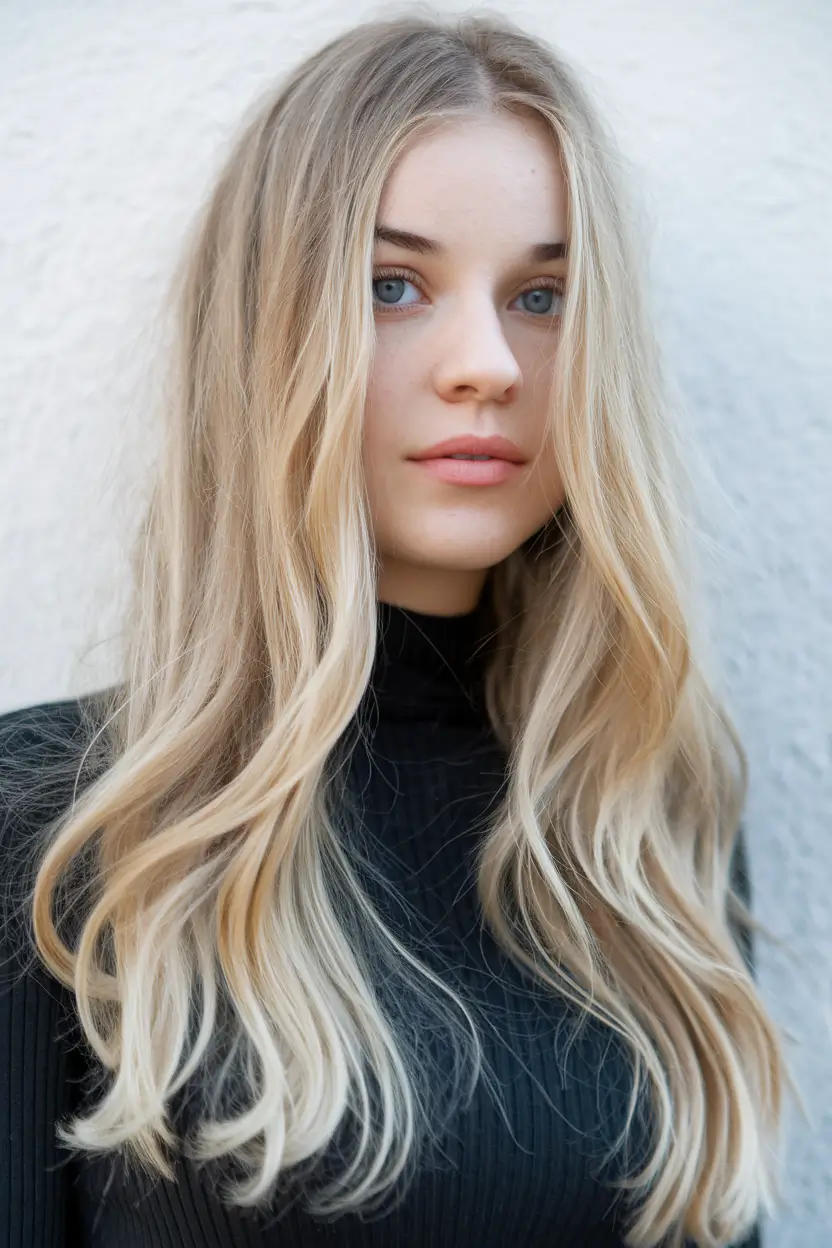 fall hair color for blondes caramel golden glow with natural movement