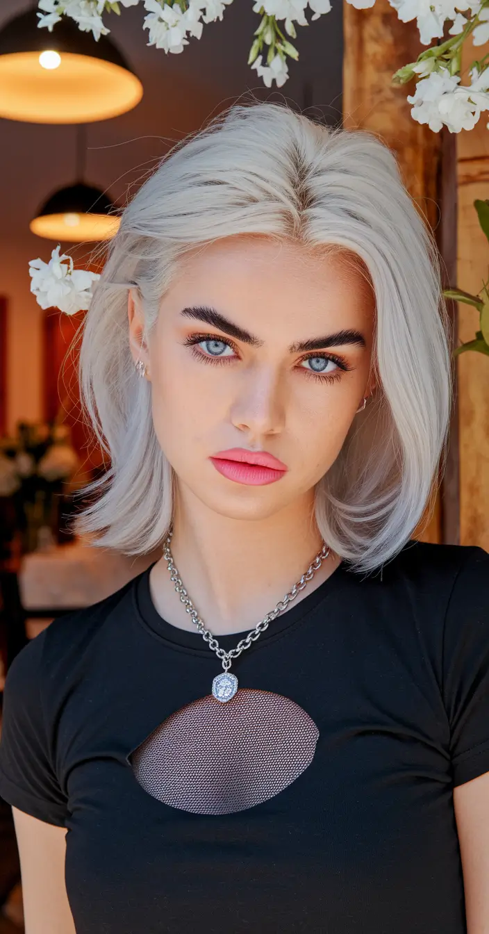fall hair color for blondes ash polished ash blonde with tapered layers