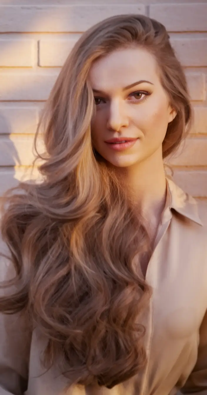 fall hairstyles romantic over-the-shoulder glam