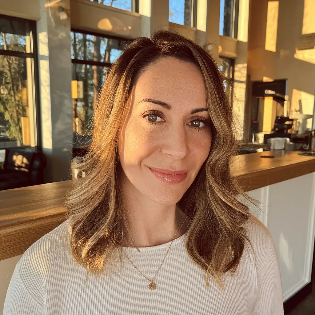 fall hairstyles golden lob with subtle face framing