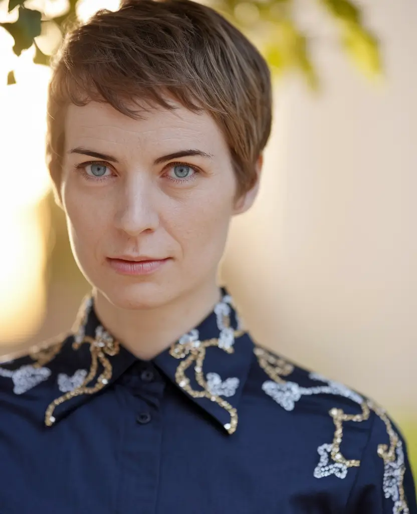 fall pixie haircut Soft Layers and Cool Brown Tones