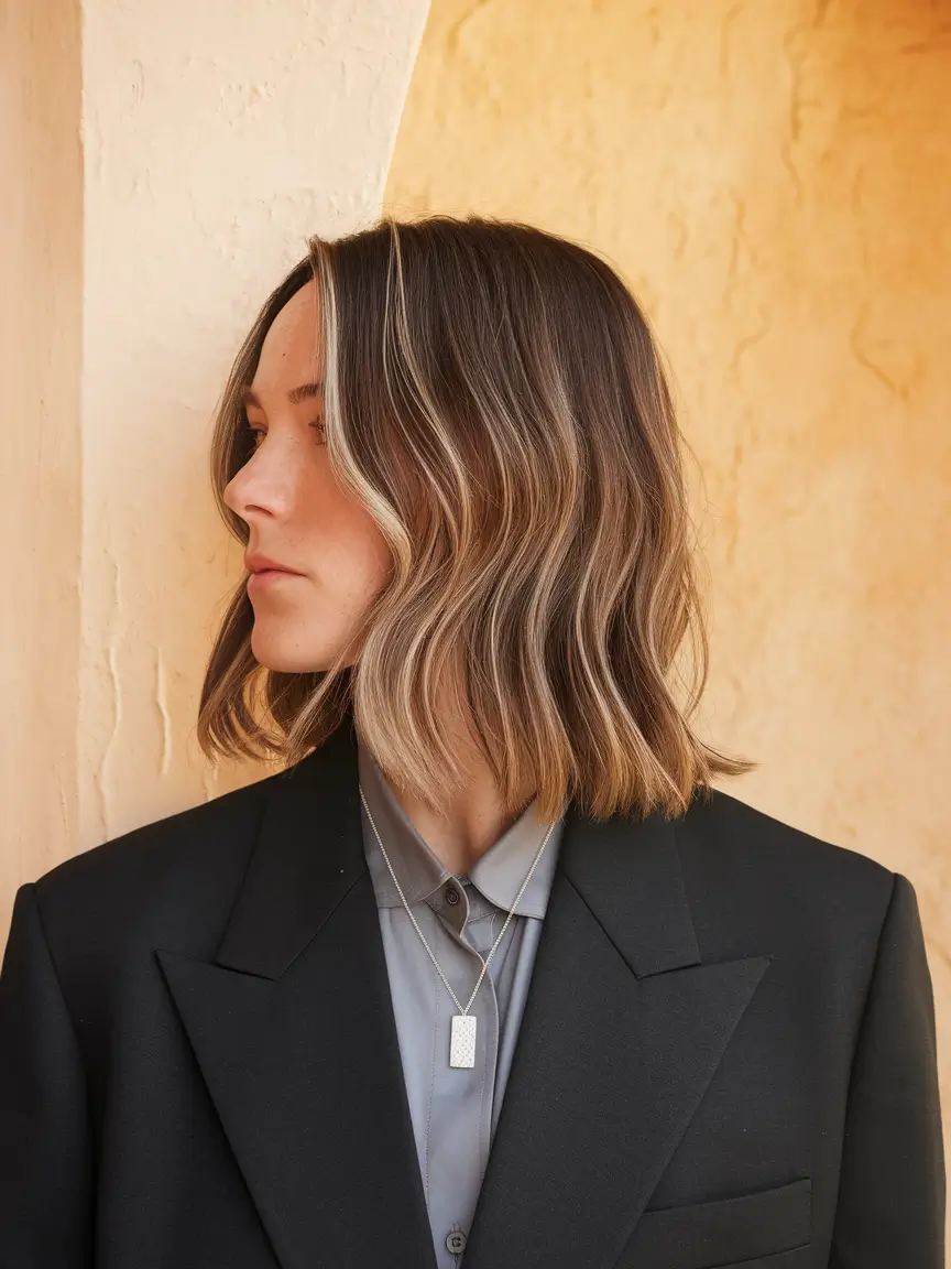 fall bob haircut+Subtle Warmth and Chic Neutrals