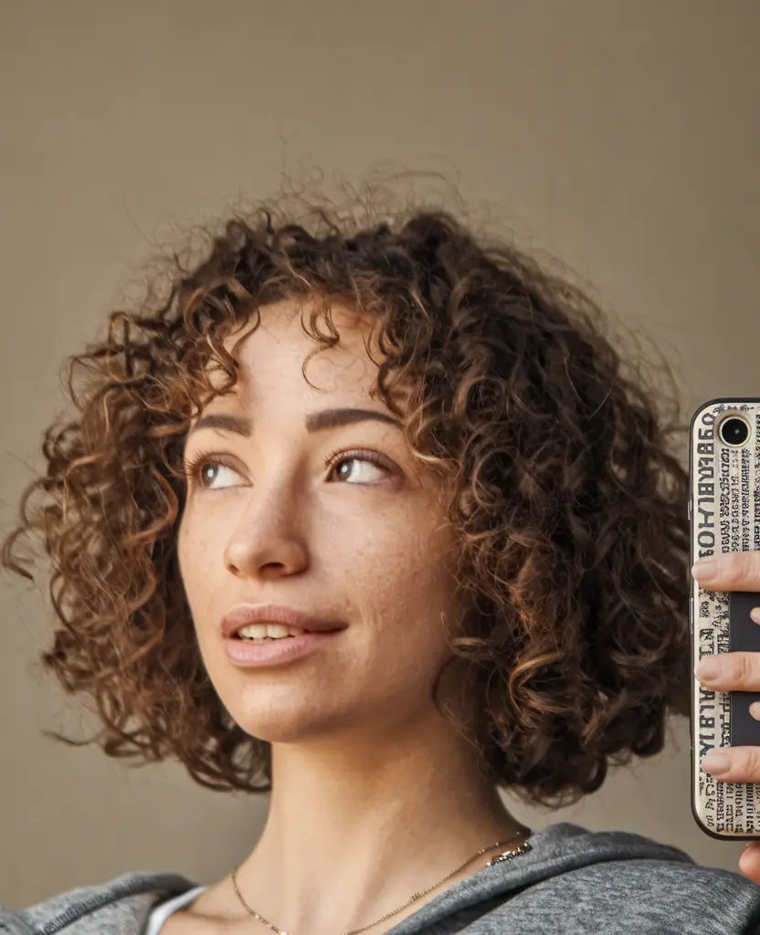 fall bob haircut+Soft Curls with Natural Volume