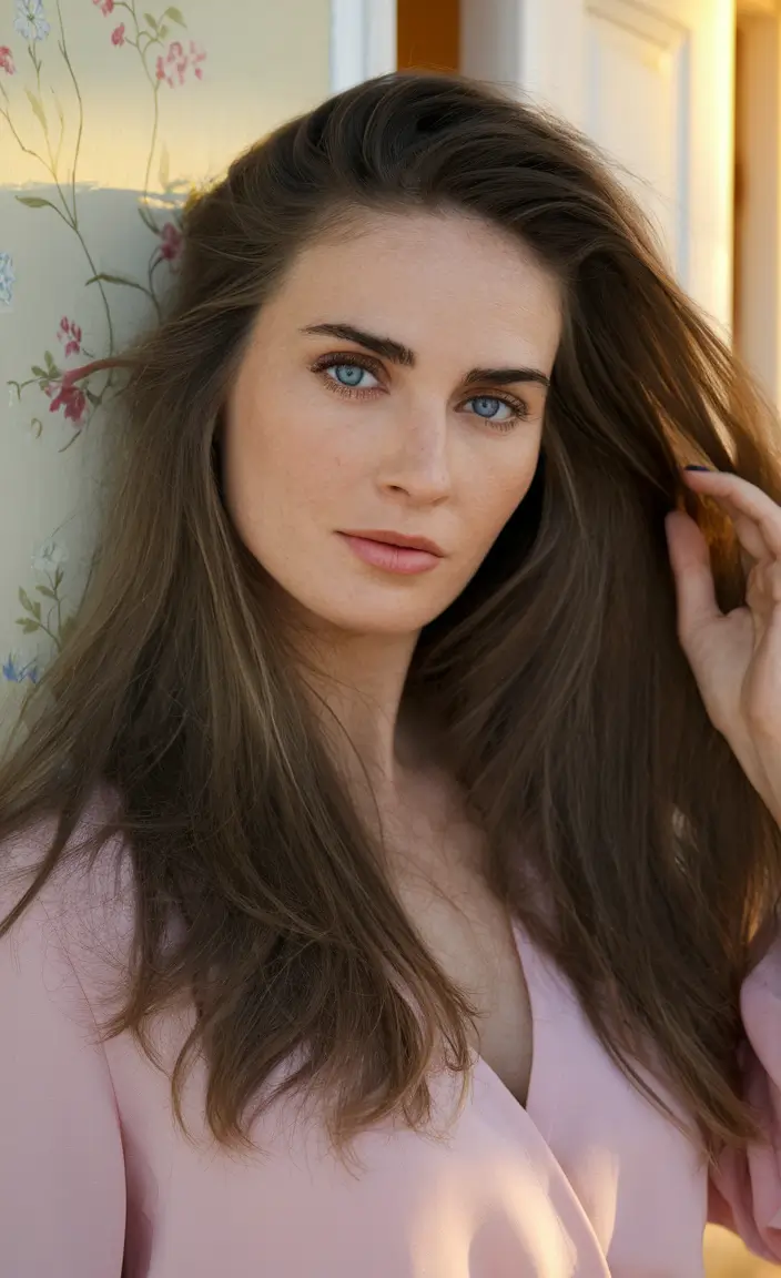 september hair color ideas brunette long natural brown