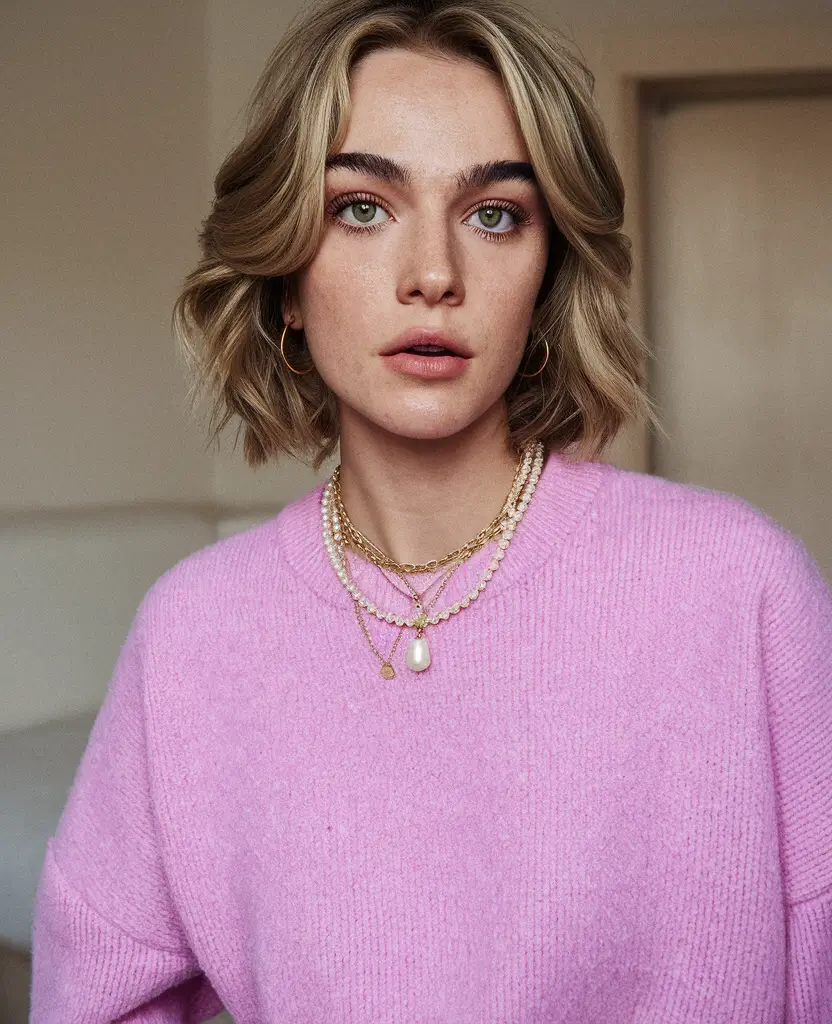 september hair color ideas blonde creamy soft bob 2025