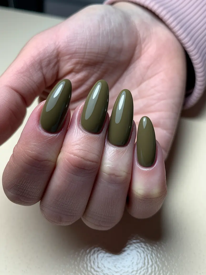 september-nails-designs-simple-Olive-Military-Neutrals-Reimagined