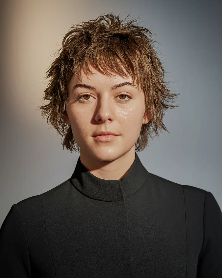 fall shag haircuts Textured Mushroom Shag with Punky Ends