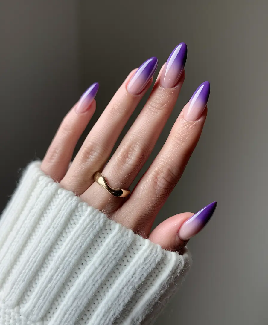 fall-short-almond-Twilight-Ombre-Elegance