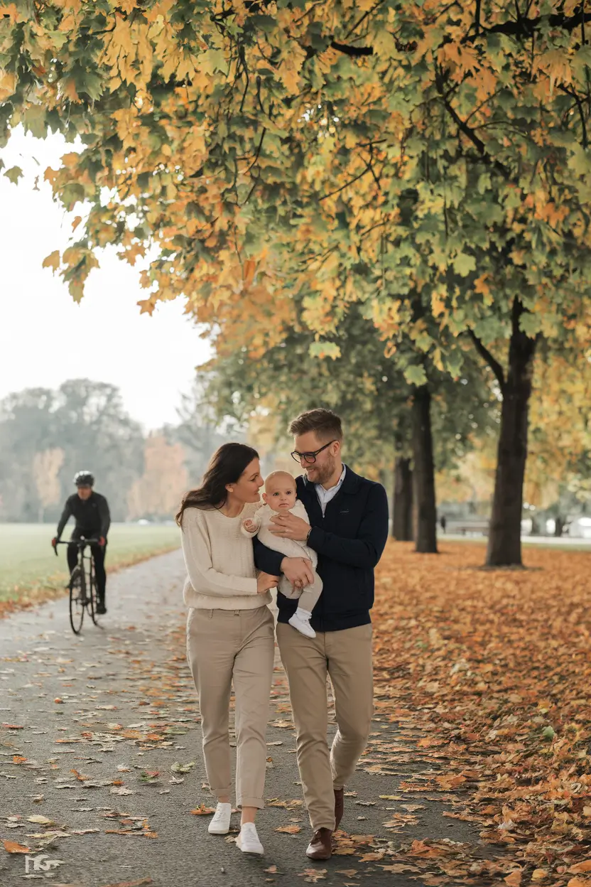 fall family photos outfits ideas Classic Neutrals with Subtle Contrast