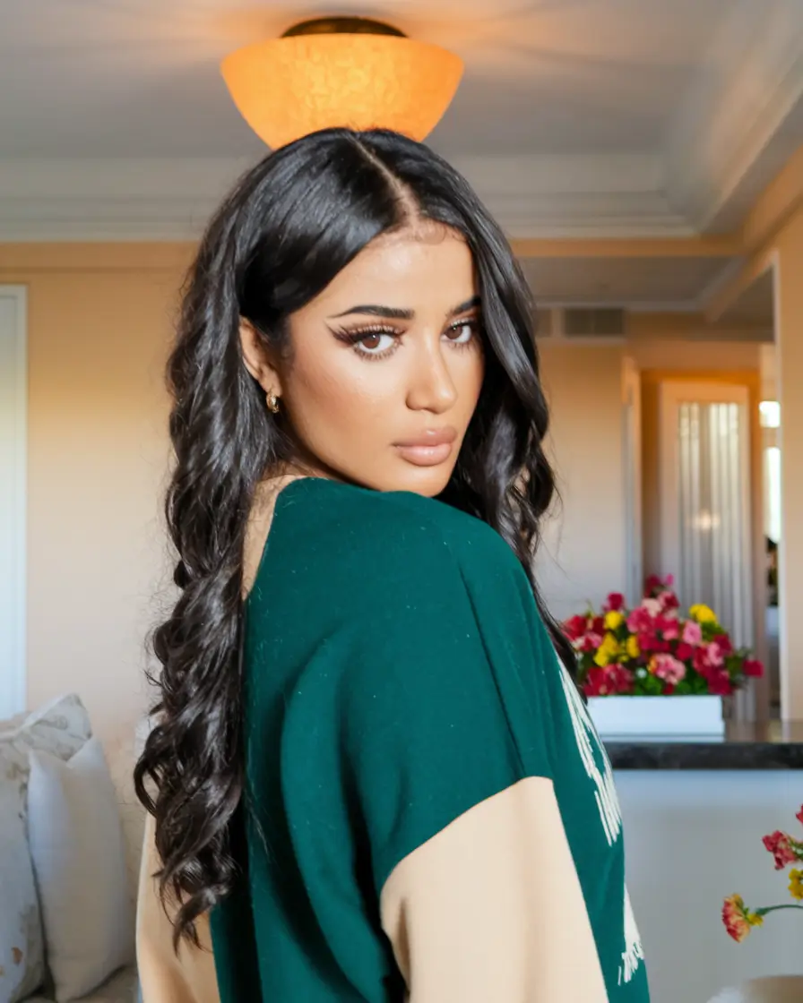 fall hair color ideas+Dark Chocolate Curls for Autumn Nights