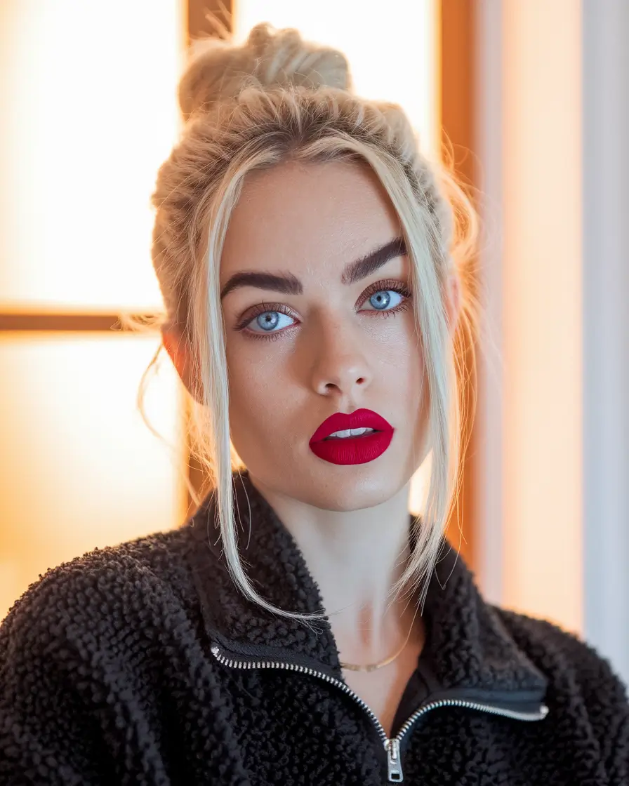 fall hair color ideas+Platinum Blonde with Soft Face Pieces