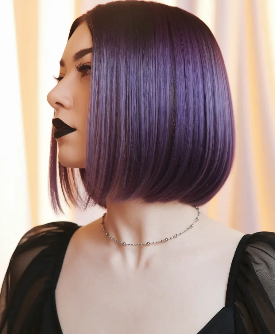 fall hair color ideas+Plum Bob Perfection