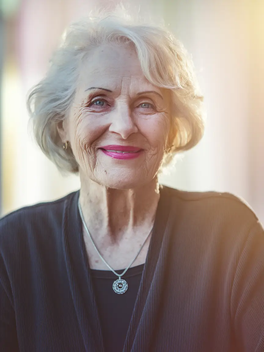 Fall haircuts for women over 60 Full Body Flick with Breezy Elegance